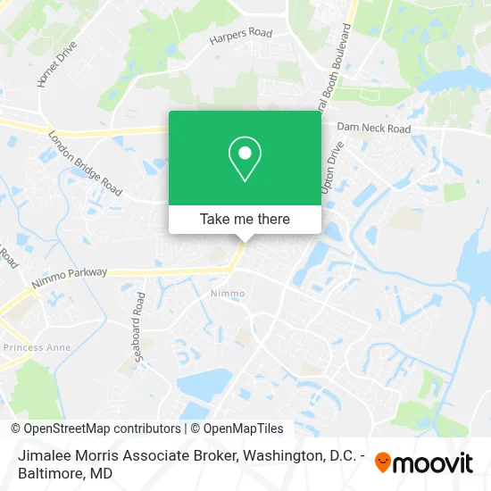 Jimalee Morris Associate Broker map