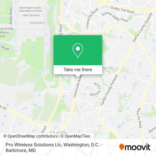Pro Wireless Solutions Llc map