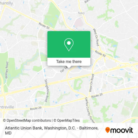 Atlantic Union Bank map