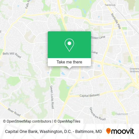 Capital One Bank map