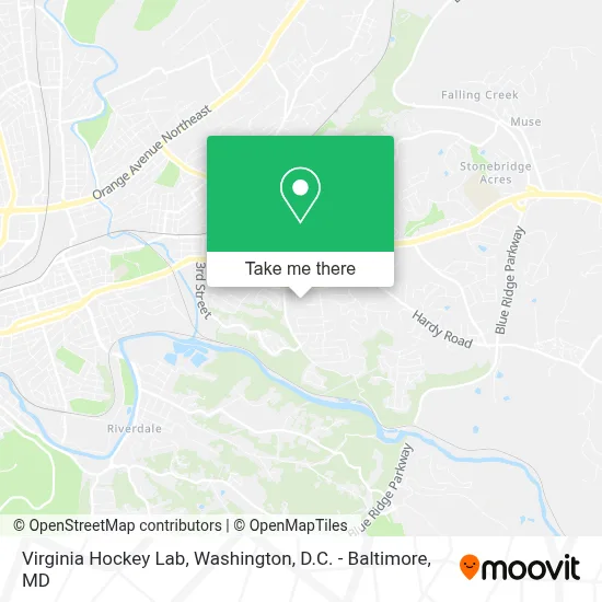 Virginia Hockey Lab map