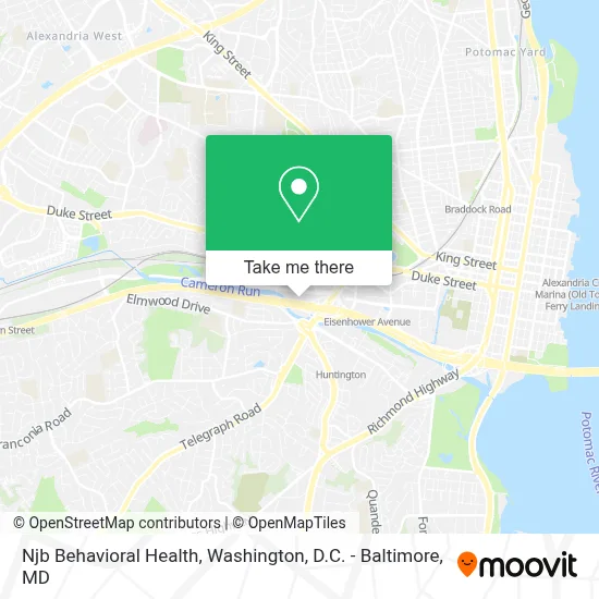 Njb Behavioral Health map