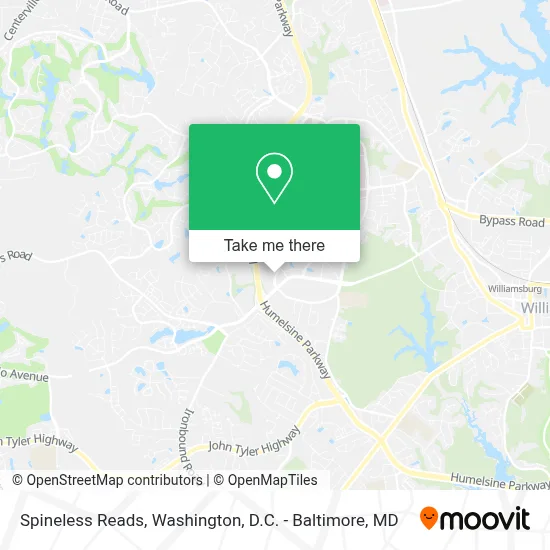 Spineless Reads map