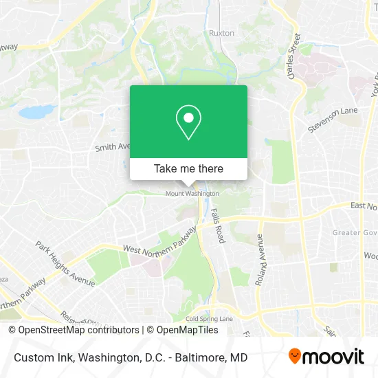 Custom Ink map