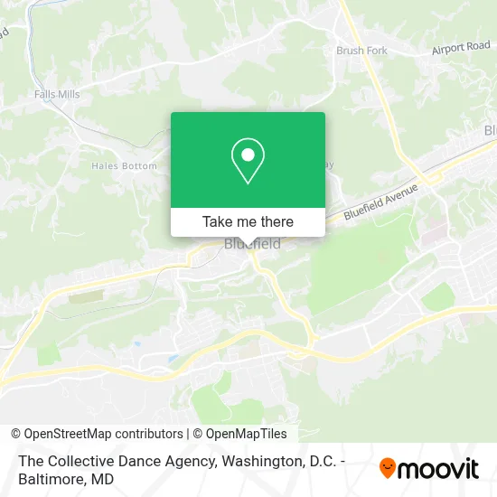 The Collective Dance Agency map