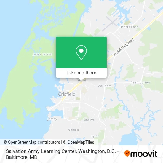 Salvation Army Learning Center map