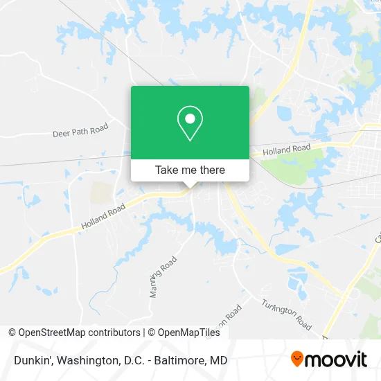 Dunkin' map