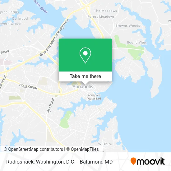 Radioshack map