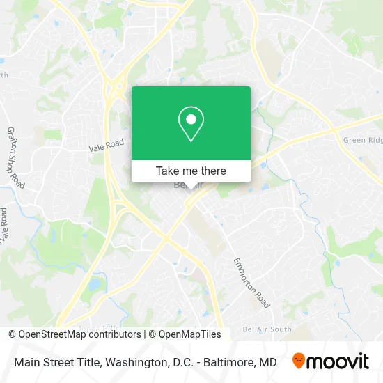 Main Street Title map