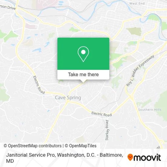 Janitorial Service Pro map