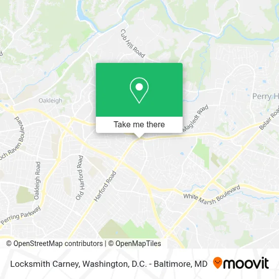 Locksmith Carney map