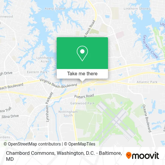 Chambord Commons map