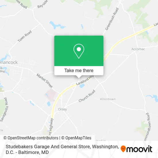 Studebakers Garage And General Store map
