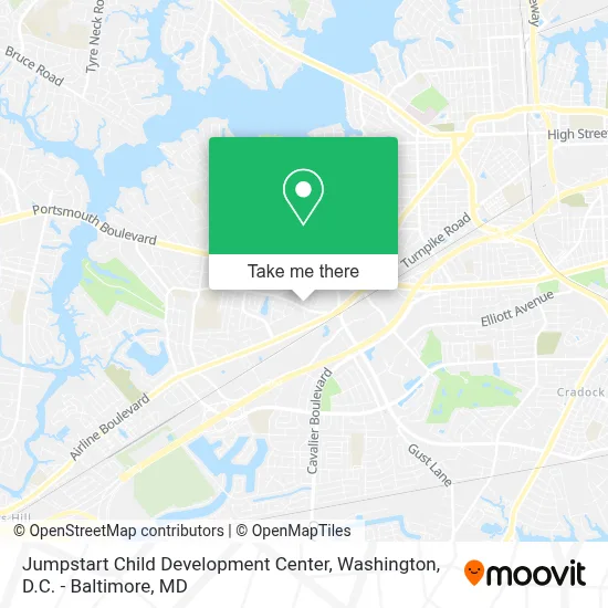 Jumpstart Child Development Center map