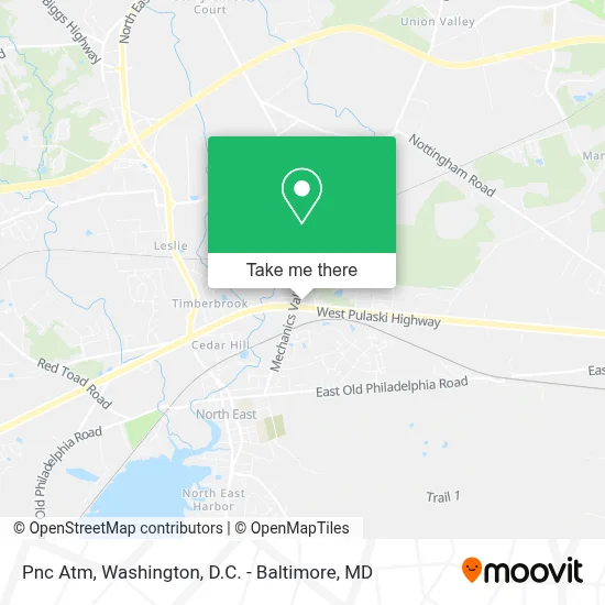 Pnc Atm map