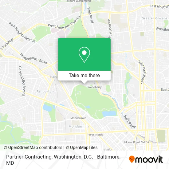 Partner Contracting map