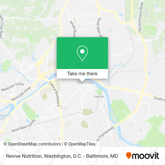 Revive Nutrition map