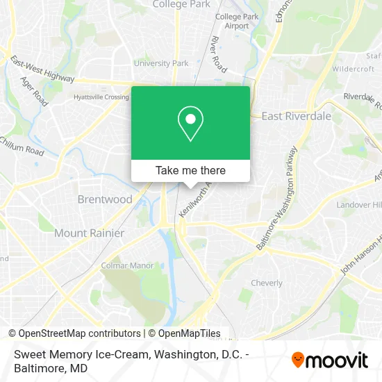Sweet Memory Ice-Cream map
