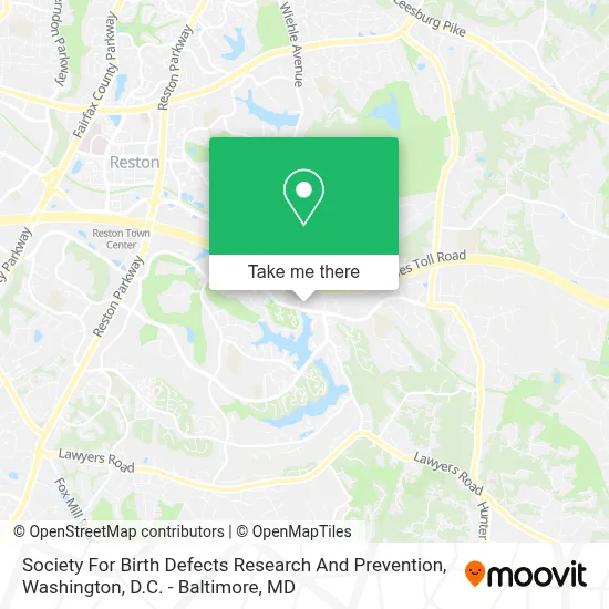 Society For Birth Defects Research And Prevention map