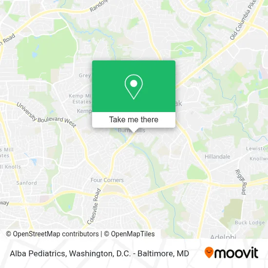 Alba Pediatrics map