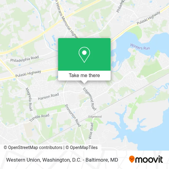 Western Union map
