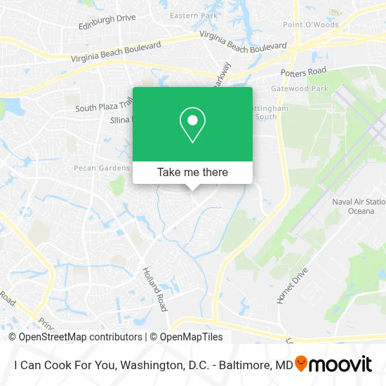 I Can Cook For You map