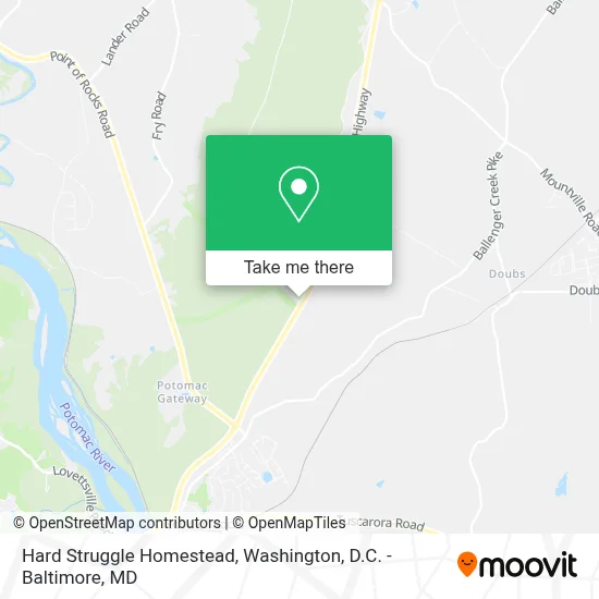 Hard Struggle Homestead map