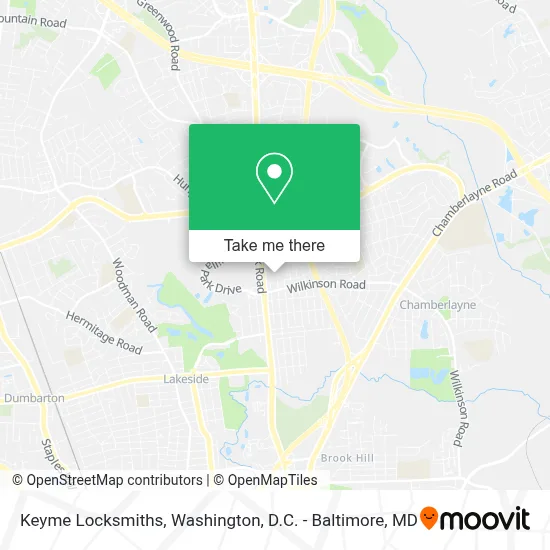Keyme Locksmiths map