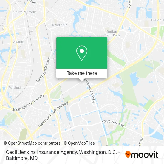 Cecil Jenkins Insurance Agency map