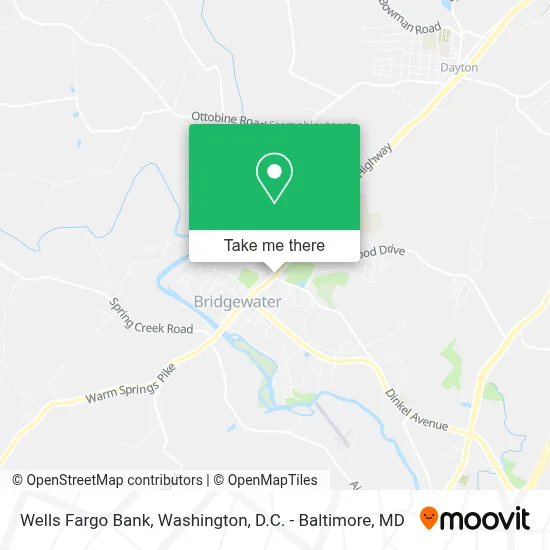 Wells Fargo Bank map