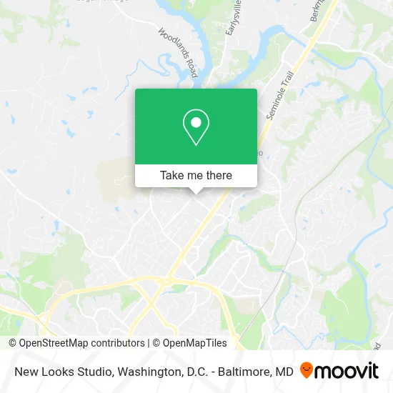 New Looks Studio map