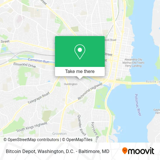 Bitcoin Depot map