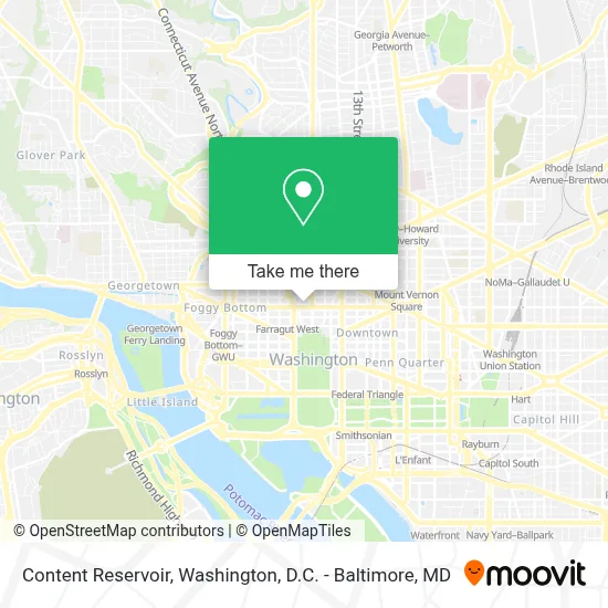 Content Reservoir map