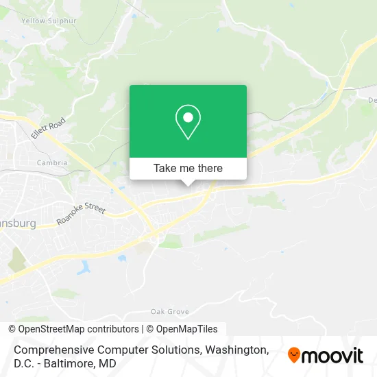 Comprehensive Computer Solutions map