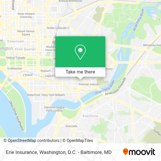 Erie Insurance map