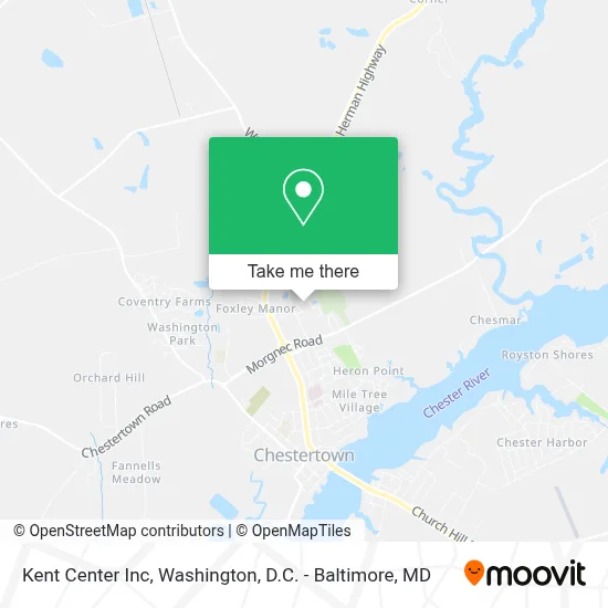 Kent Center Inc map