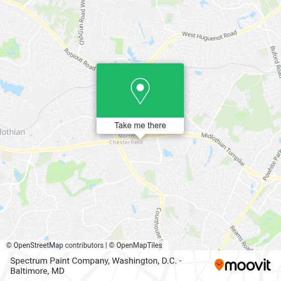 Spectrum Paint Company map