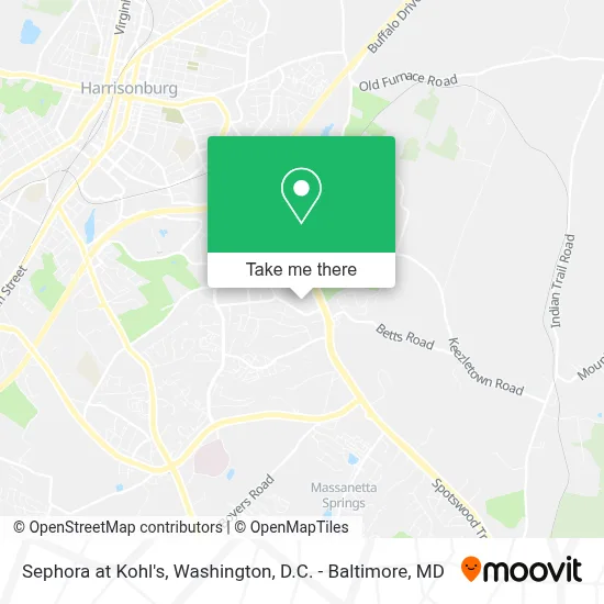 Sephora at Kohl's map