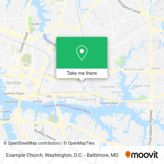 Example Church map