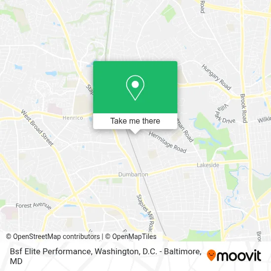 Bsf Elite Performance map
