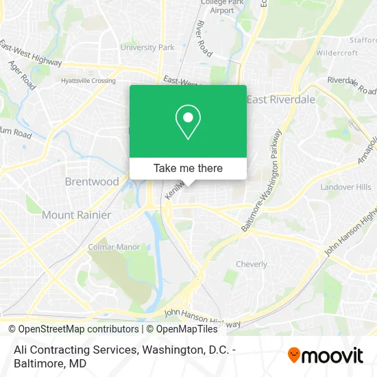 Ali Contracting Services map