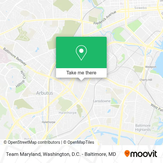 Team Maryland map