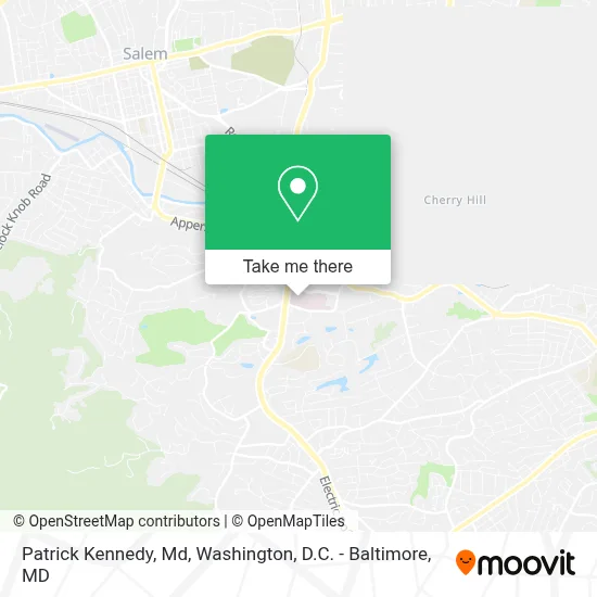Patrick Kennedy, Md map