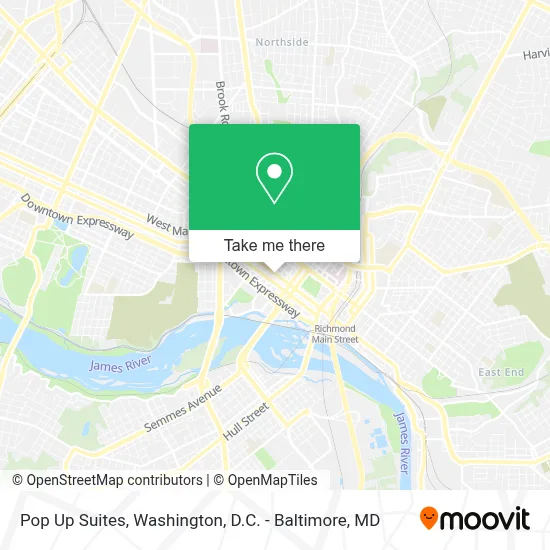 Pop Up Suites map