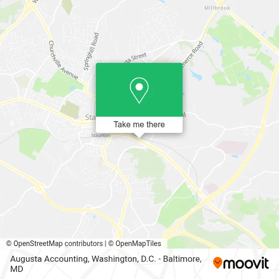 Augusta Accounting map