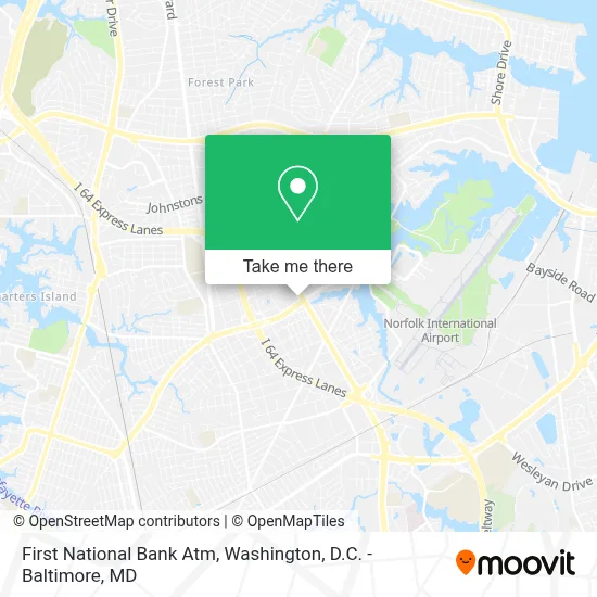First National Bank Atm map