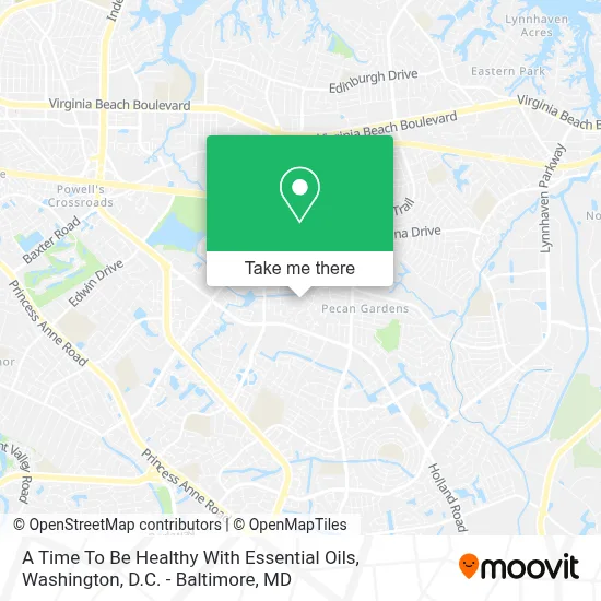 A Time To Be Healthy With Essential Oils map