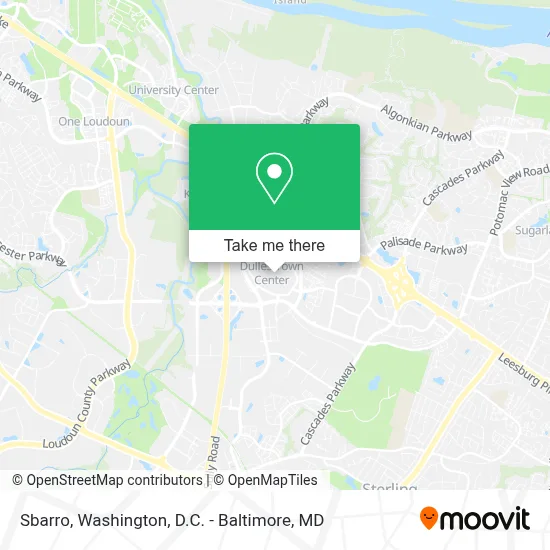 Sbarro map