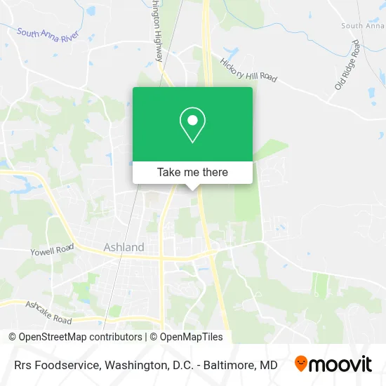 Rrs Foodservice map