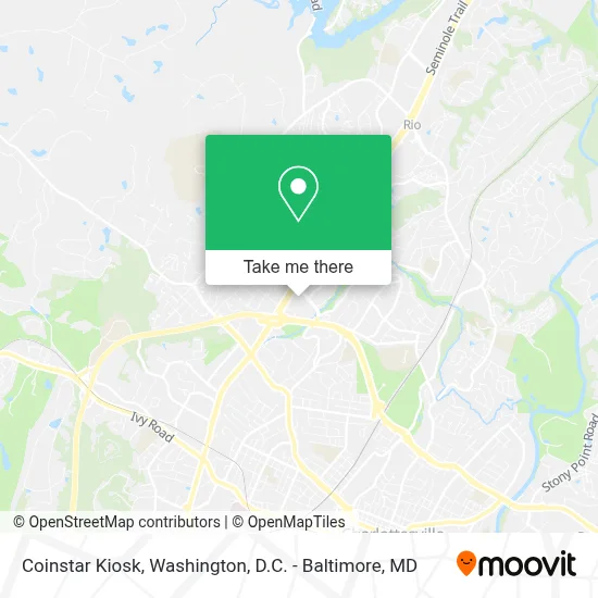 Coinstar Kiosk map